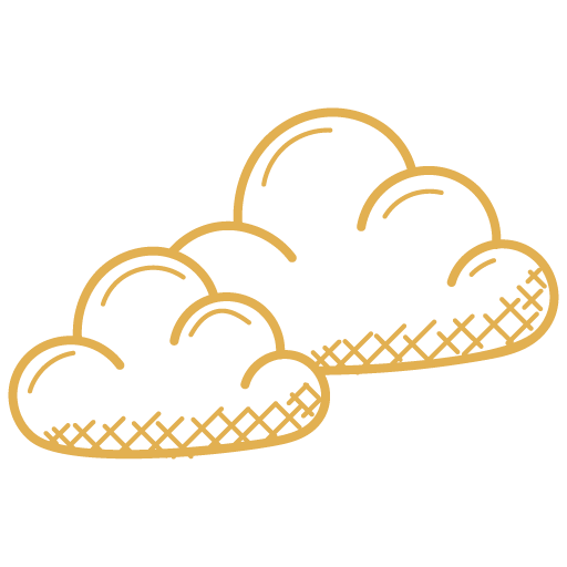 Yellow clouds